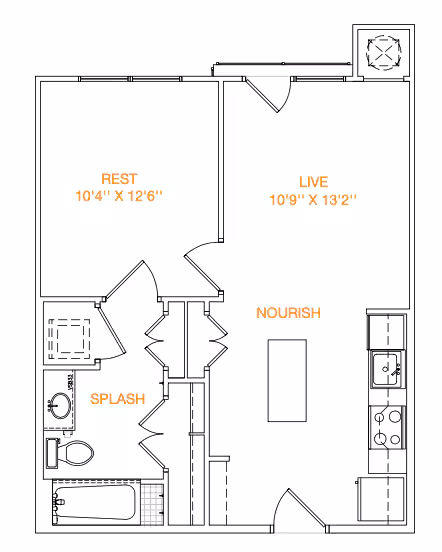 Unit 2211 2211 floor plan